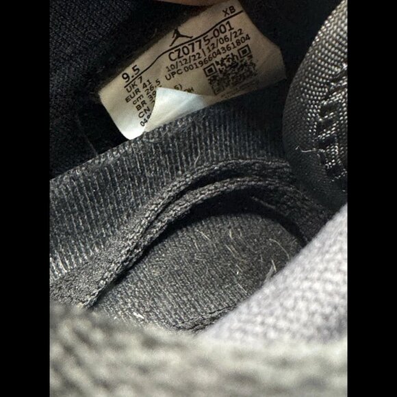 RARE 🚀‎ Size 9.5 - Women Jordan 1 Low Retro OG Black Cement - CZ0775-001 - Picture 8 of 10